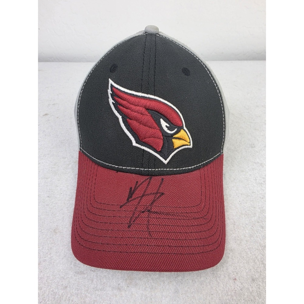 Arizona Cardinals Signed Autographed Hat M-L Fitted Hat‎ NFL
